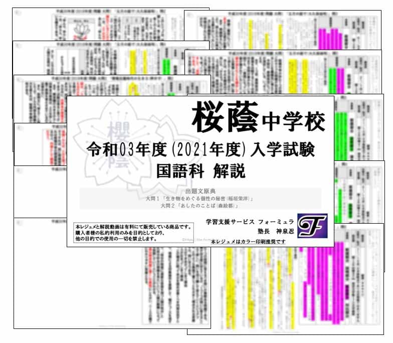 SALE／82%OFF】 NN桜蔭 桜蔭中学校入試問題 解答解説集 〜令和3年度