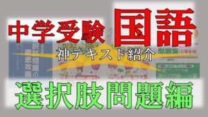 中学受験国語 神テキスト紹介 読解問題編 現役プロ講師が厳選テキスト紹介 学習支援サービス フォーミュラ