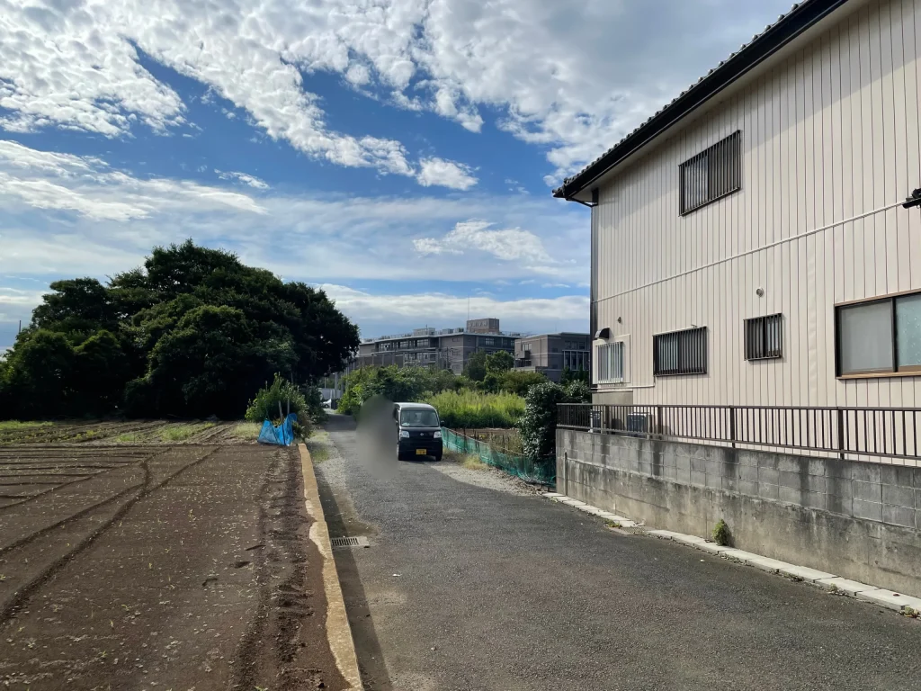 市川学園文化祭＿通学路