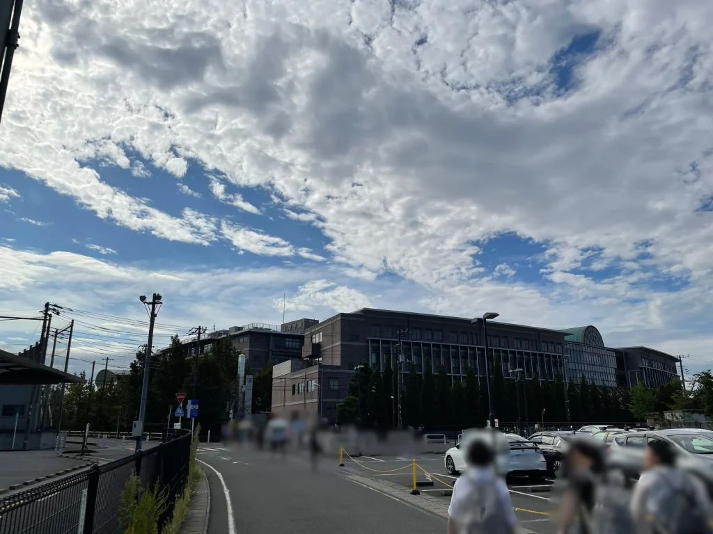 市川学園文化祭＿通学路２
