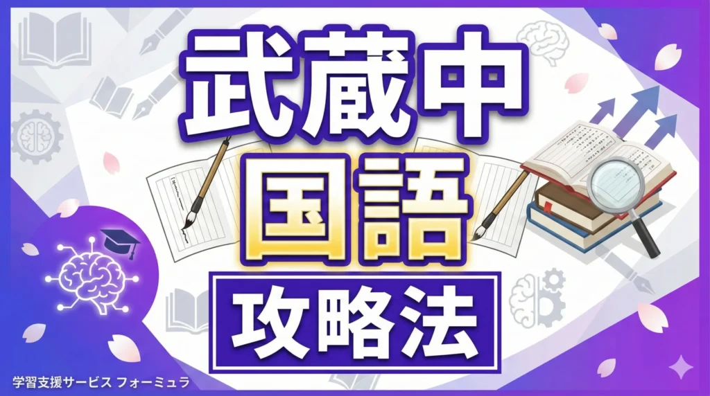 武蔵中学の国語〜傾向・対策・得点テクニックをプロ講師が解説します〜