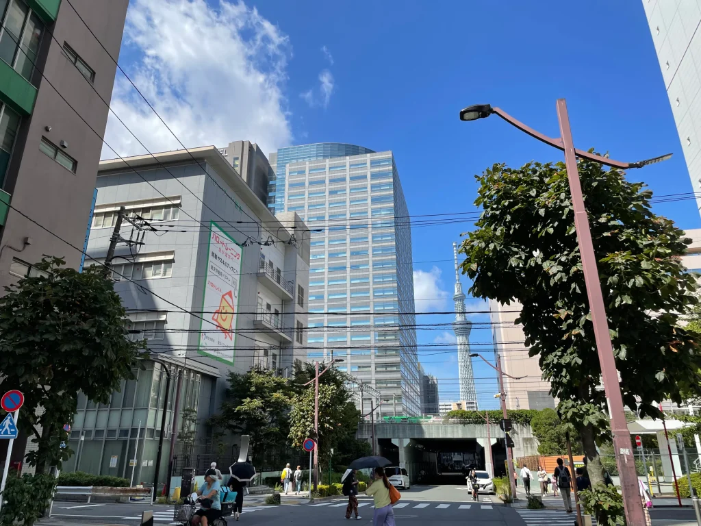 両国高等学校・附属中学校＿通学路
